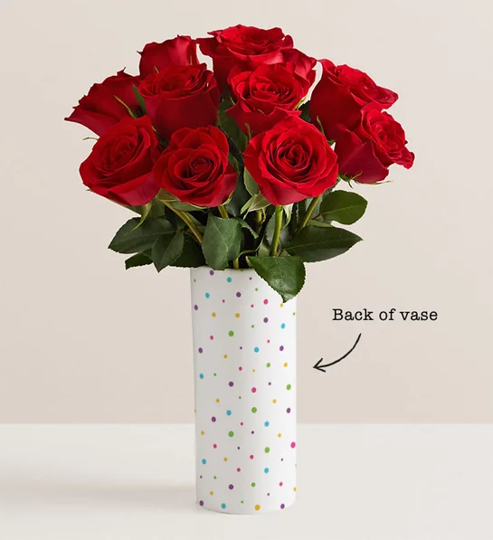 Happy Birthday Bouquet with Personalized Vase - Image 6